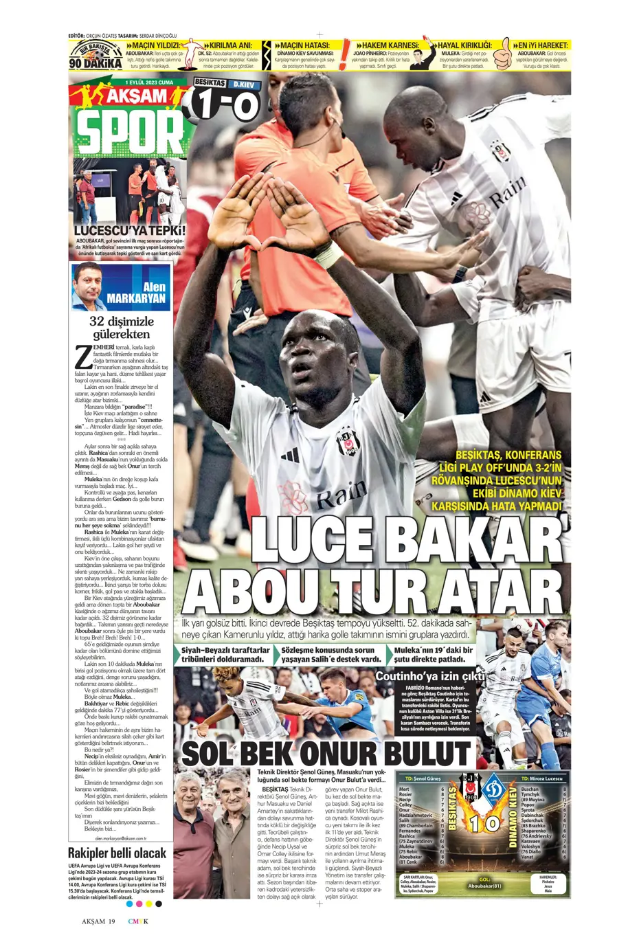 "Sergio Ramos'a '2 Eylül'e kadar cevabını ver' resti" | Sporun manşetleri (1 Eylül 2023) - 6 "Sergio Ramos'a '2 Eylül'e kadar cevabını ver' resti" | Sporun manşetleri (1 Eylül 2023) - 6