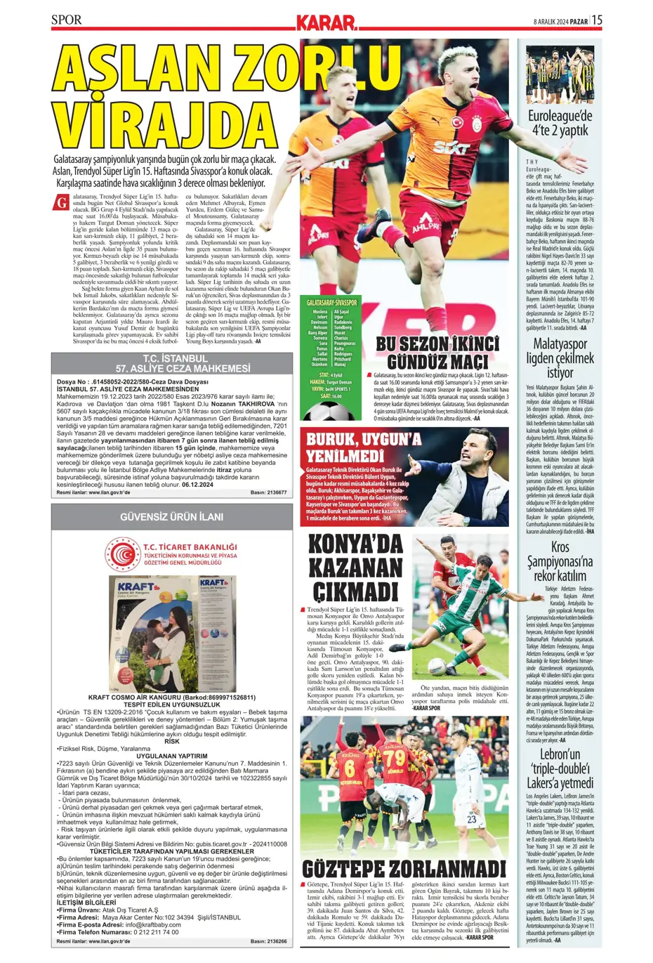 "Derbider Mourinho" | Sporun manşetleri - 18 "Derbider Mourinho" | Sporun manşetleri - 18
