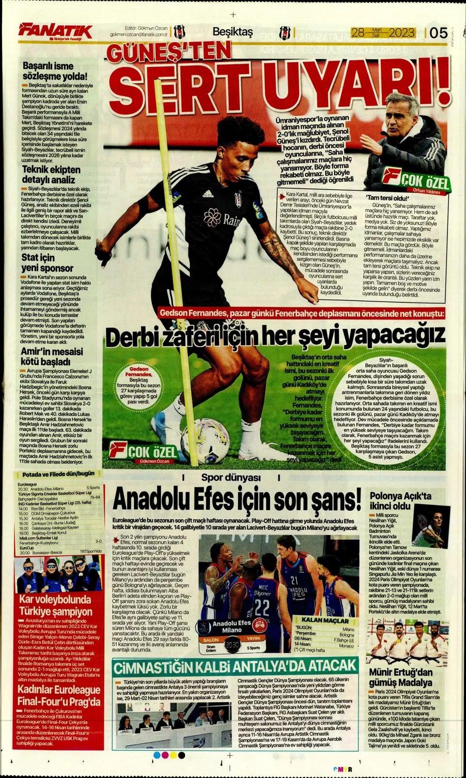 "Vurduğumuz gol olsun" - Sporun manşetleri - 8