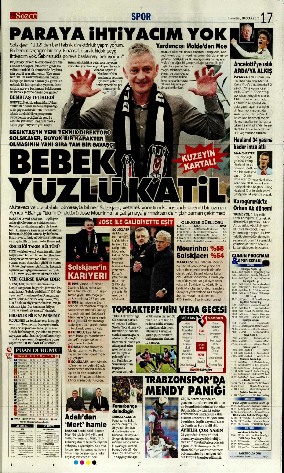 "Diego Carlos'u F.Bahçe kaptı!" | Sporun manşetleri (18 Ocak 2025) - 19 "Diego Carlos'u F.Bahçe kaptı!" | Sporun manşetleri (18 Ocak 2025) - 19