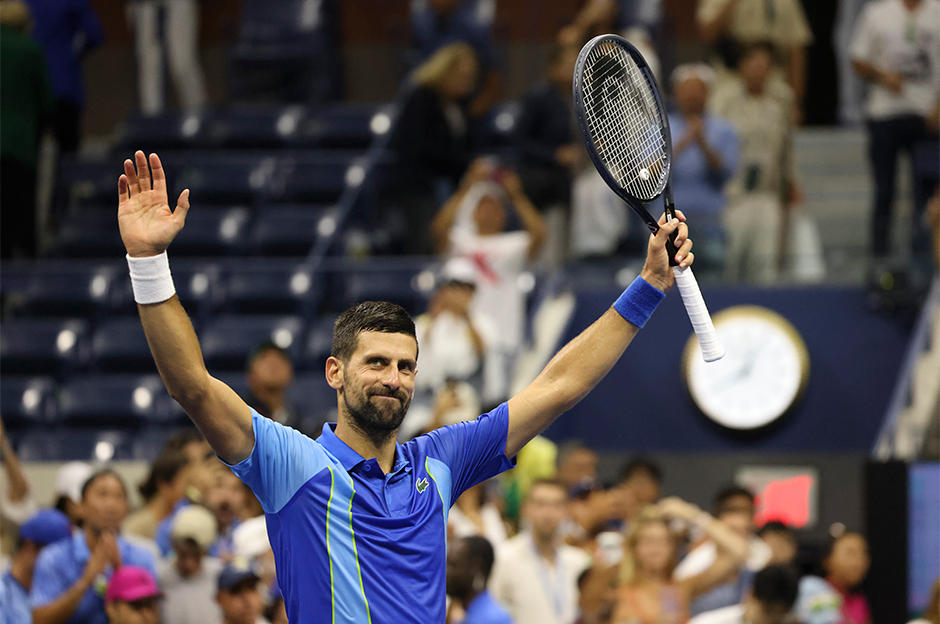 Novak Djokovic ABD Açık'ta set vermeden turladı