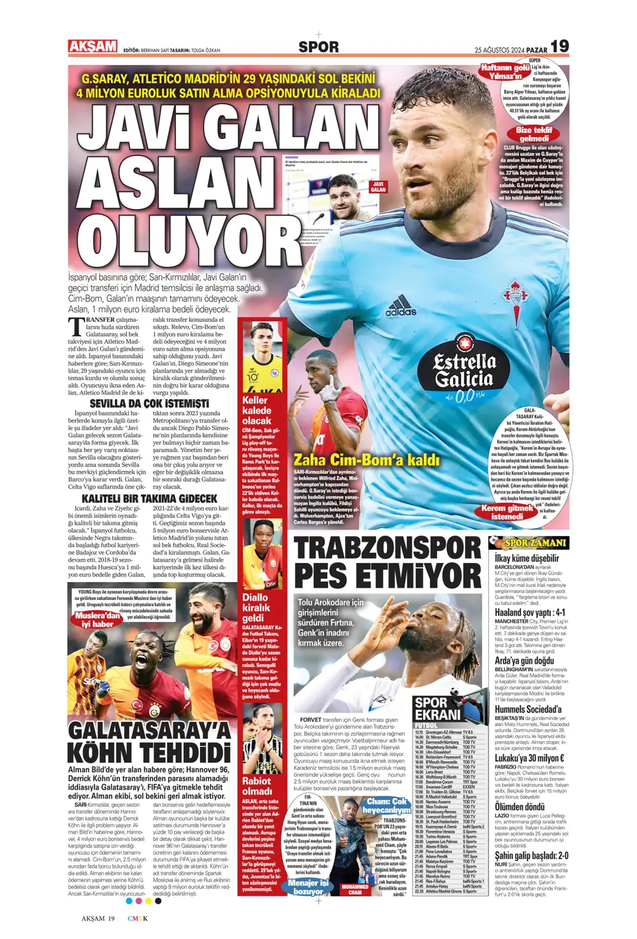 "Fenerbahçe'den yıldız bombardımanı" | Sporun manşetleri - 5 "Fenerbahçe'den yıldız bombardımanı" | Sporun manşetleri - 5