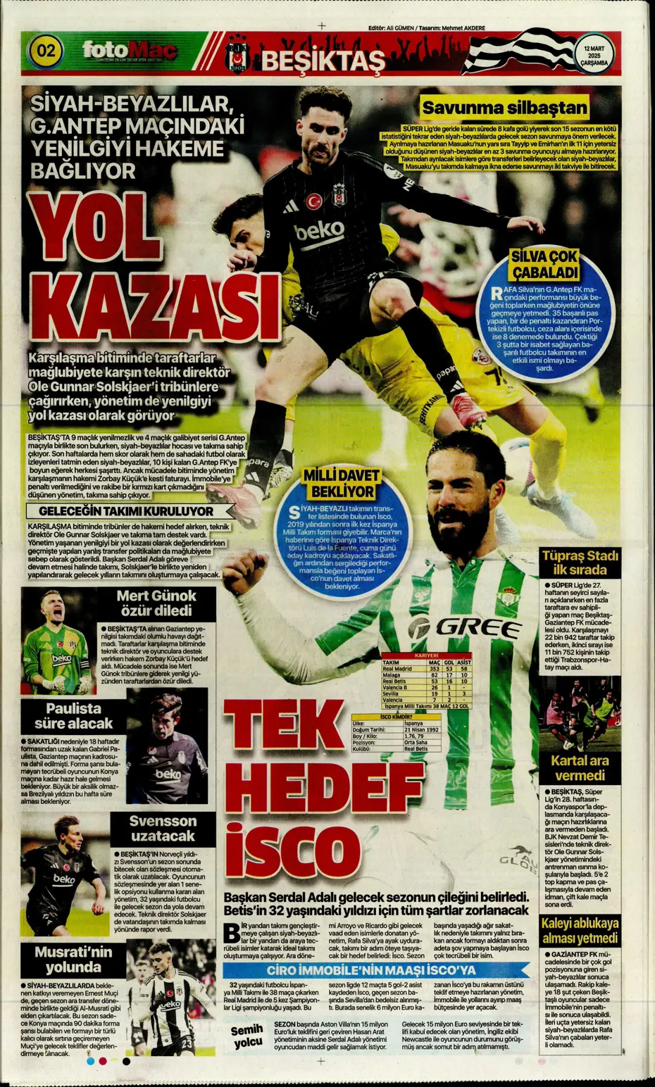 "Mourinho'nun Rangers stratejisi" | Sporun manşetleri - 11