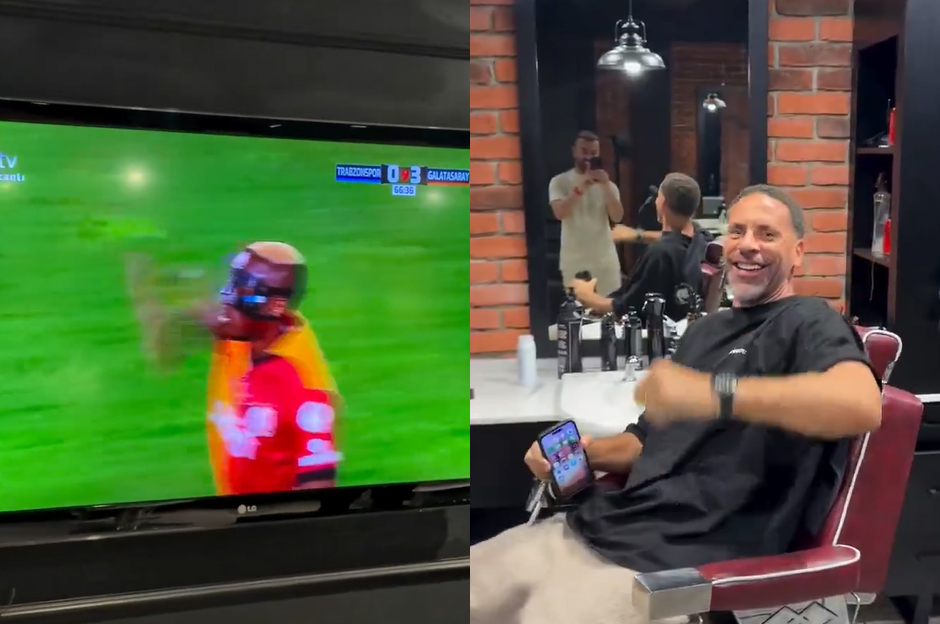 Galatasaray'ın kupa şampiyonluğunu Rio Ferdinand da kutladı