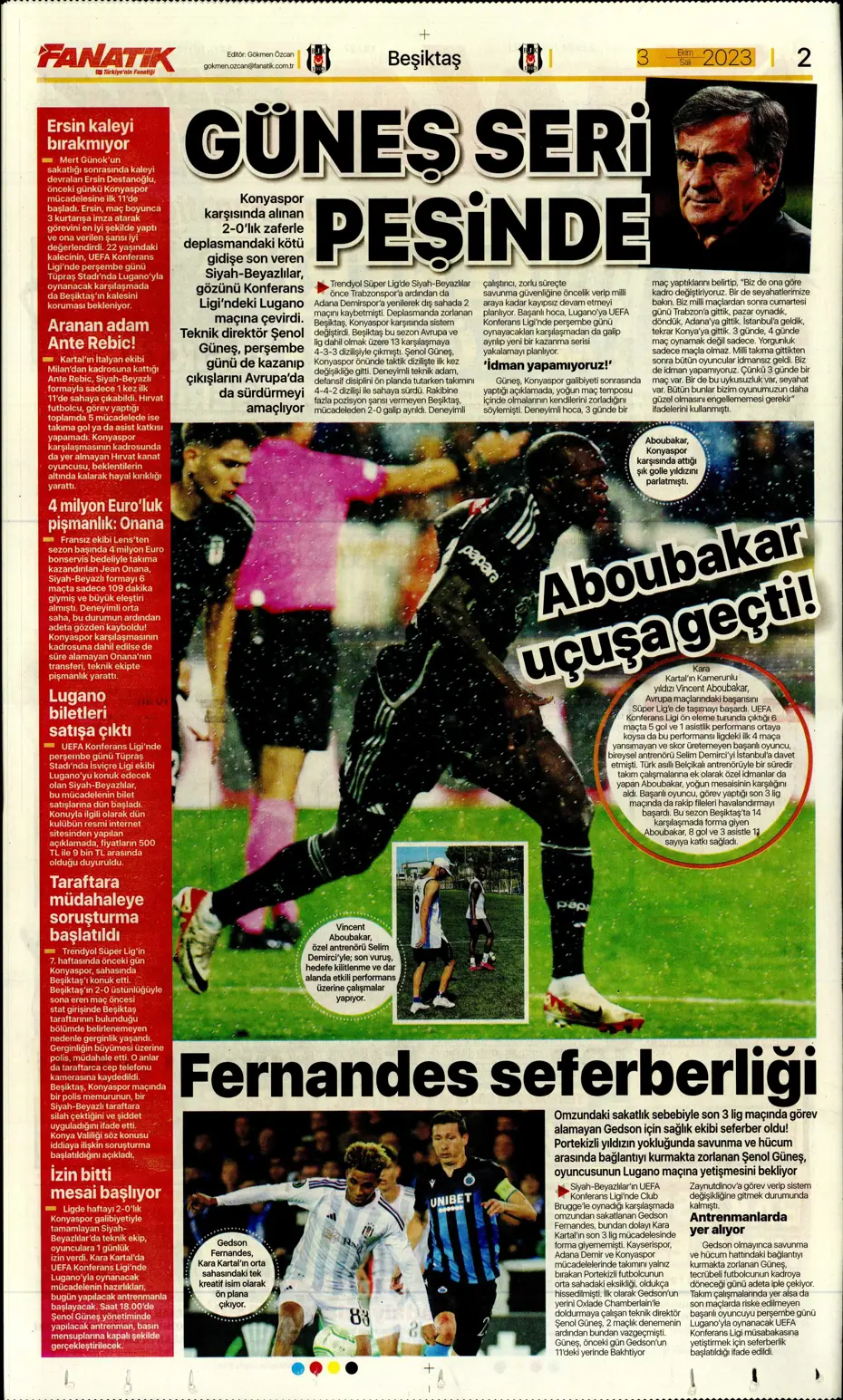 "İşte Okan Buruk'un imha planı" | Sporun manşetleri (3 Ekim 2023) - 3