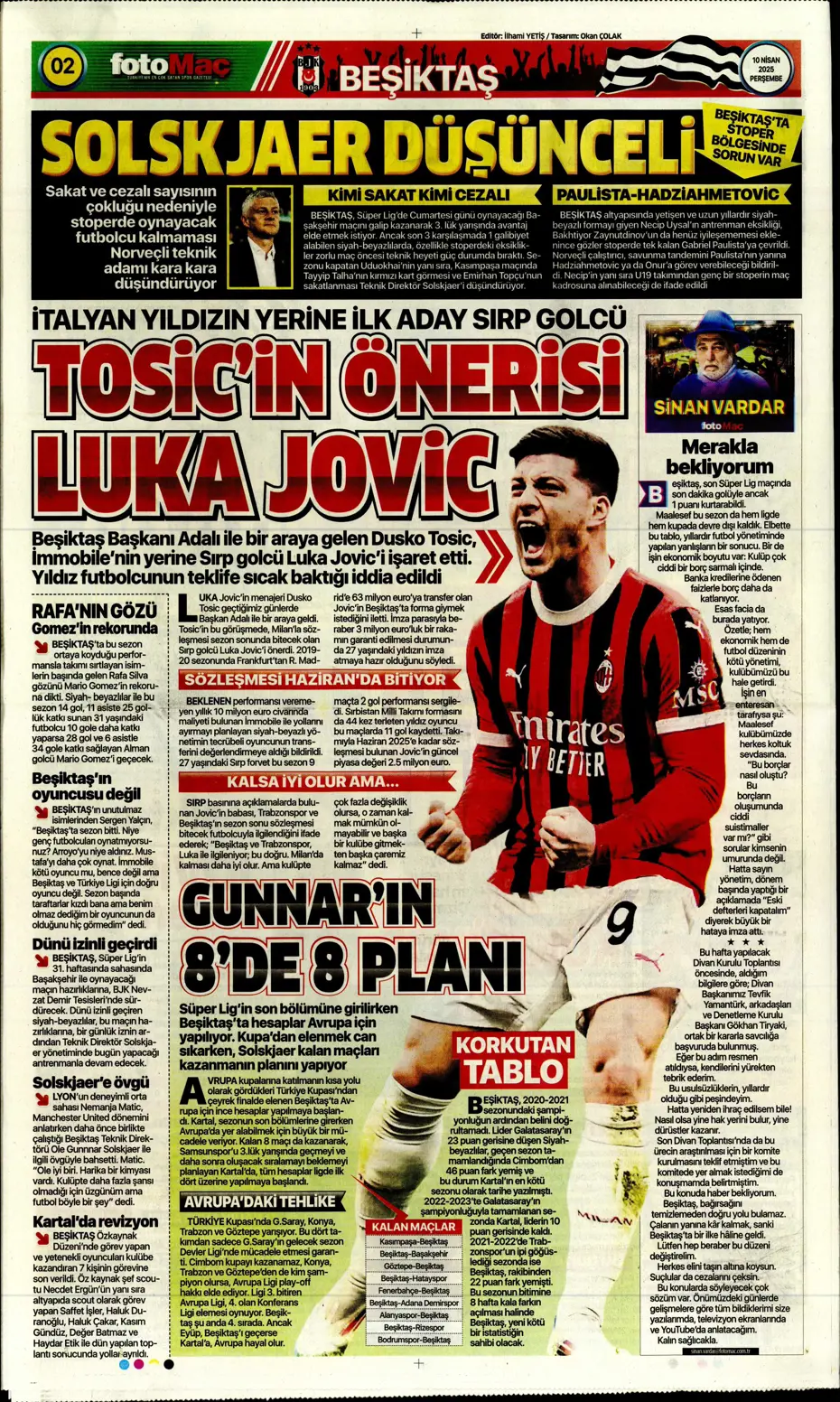 "Fenerbahçe'nin yeni lideri: Thomas Müller" | Sporun manşetleri - 11