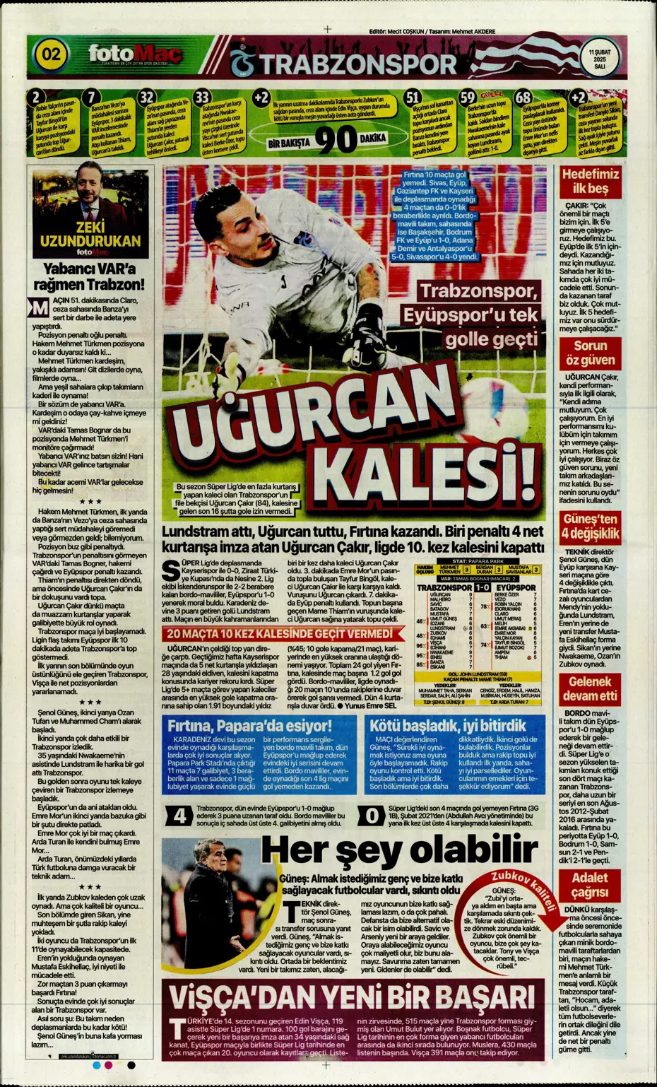 "Sezon sonu Fati" | Sporun manşetleri - 11