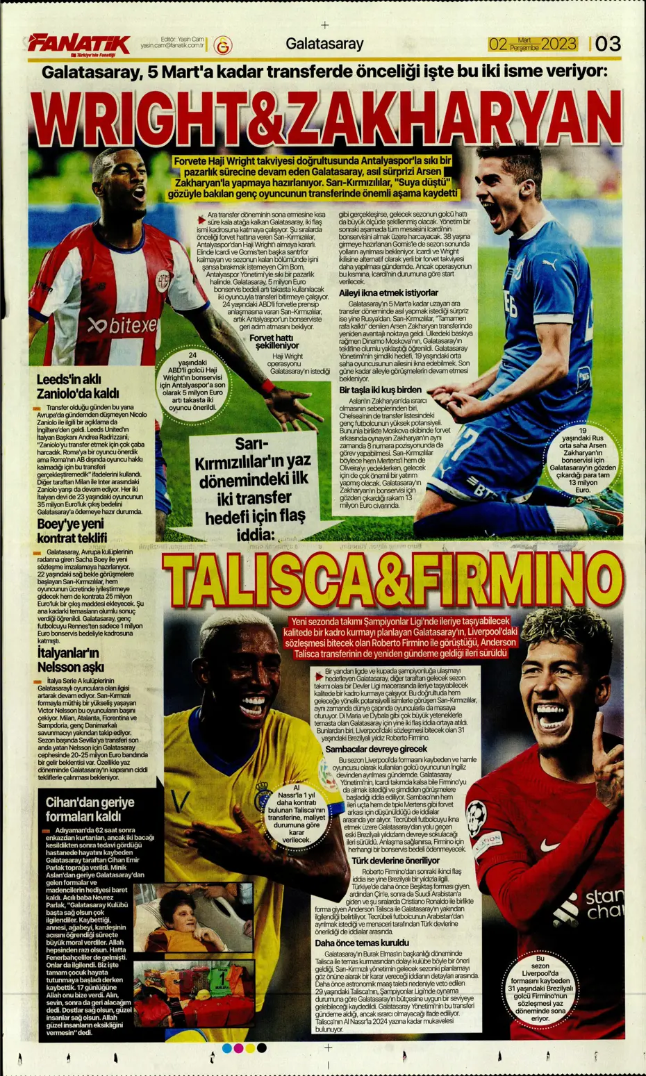 "Moura'da heyecanlı bekleyiş" | Sporun Manşetleri - 7