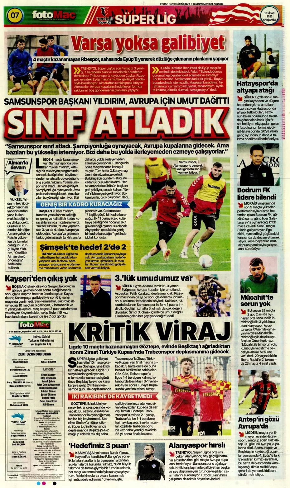 "Kim Min-Jae heyecanı" | Sporun manşetleri - 14