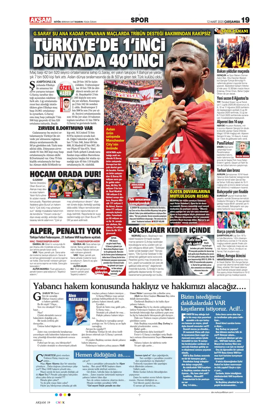 "Mourinho'nun Rangers stratejisi" | Sporun manşetleri - 2