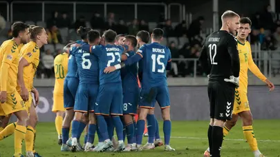 Romanya'ya galibiyeti Denis Dragus getirdi