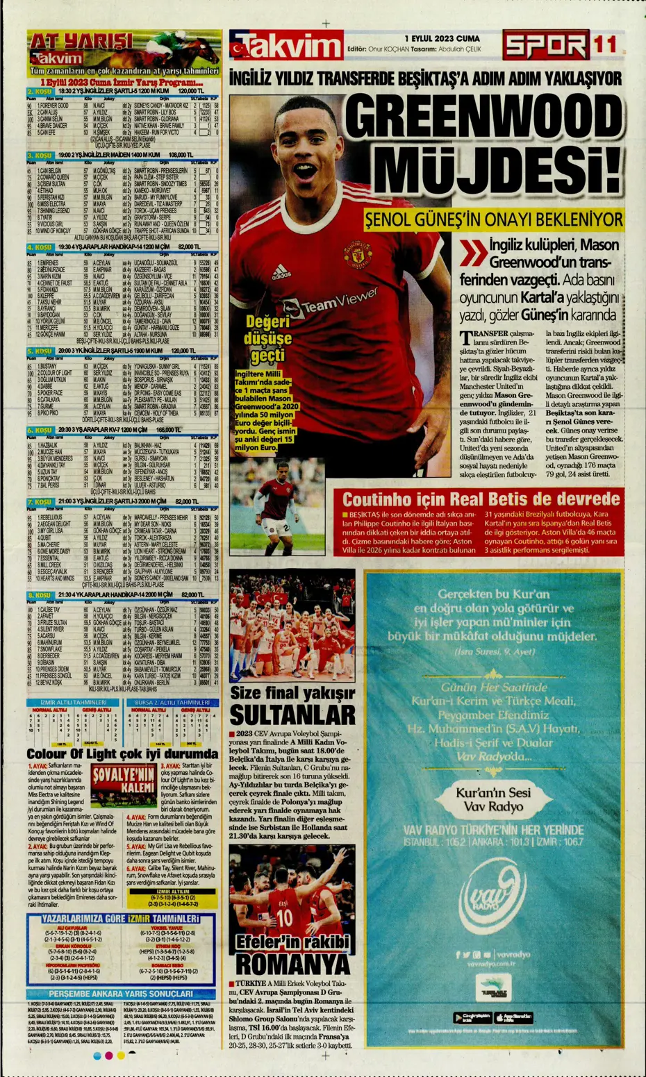 "Sergio Ramos'a '2 Eylül'e kadar cevabını ver' resti" | Sporun manşetleri (1 Eylül 2023) - 34 "Sergio Ramos'a '2 Eylül'e kadar cevabını ver' resti" | Sporun manşetleri (1 Eylül 2023) - 34