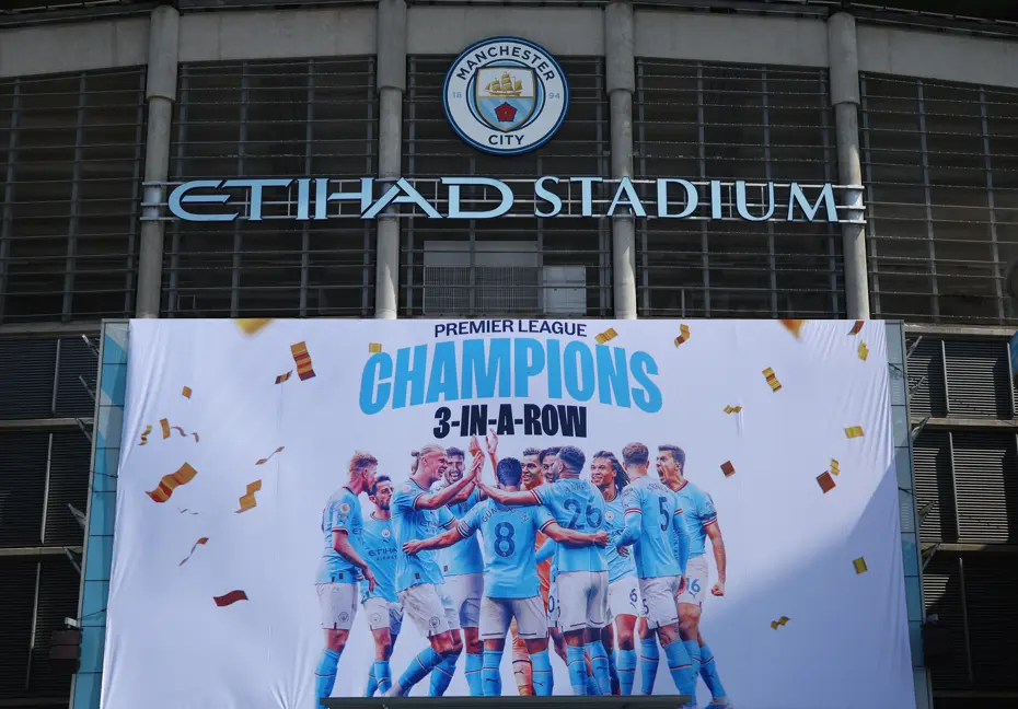 Manchester City'de Chelsea maçı öncesi coşkulu kutlama - 4
