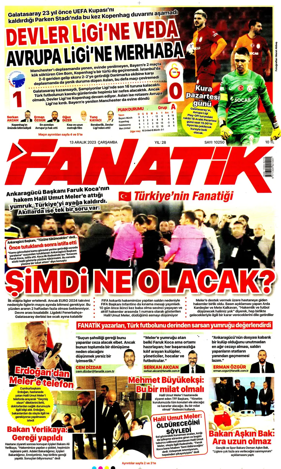 "Aslan'ın yeni yeri Avrupa Ligi" | Sporun manşetleri (13 Aralık 2023) - 3