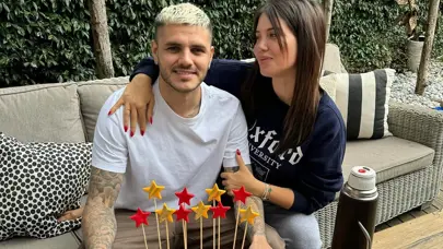 Wanda Nara'dan Mauro Icardi'ye doğum günü sürprizi