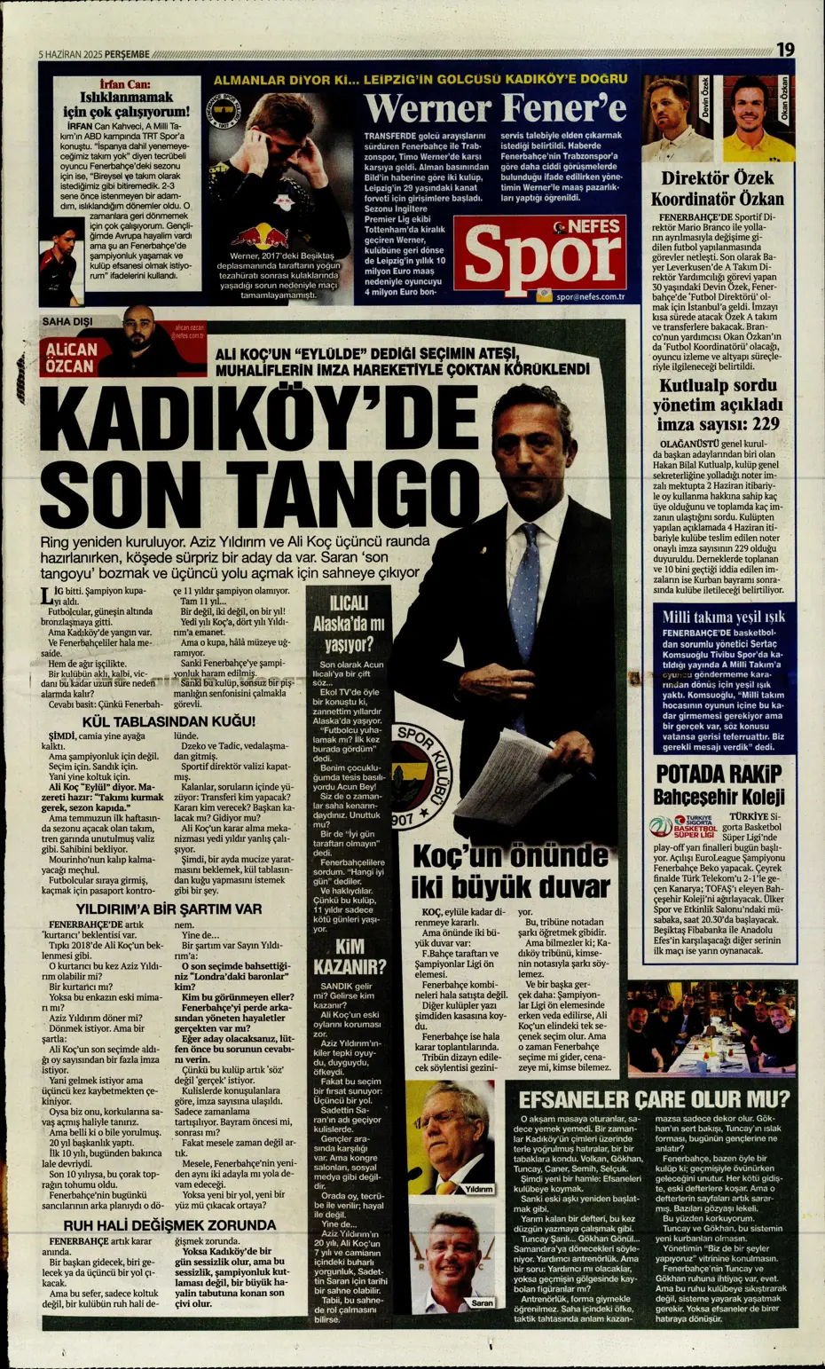 "Fenerbahçe'den Boniface bombası" | Sporun manşetleri (5 Haziran 2025) - 25