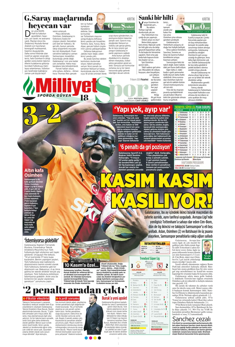 "Fenerbahçe'den Talisca ve Dybala bombası" | Sporun manşetleri - 21 "Fenerbahçe'den Talisca ve Dybala bombası" | Sporun manşetleri - 21