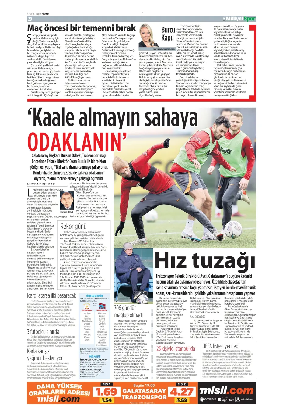 Sporun Manşetleri (5 Şubat 2023) - 28