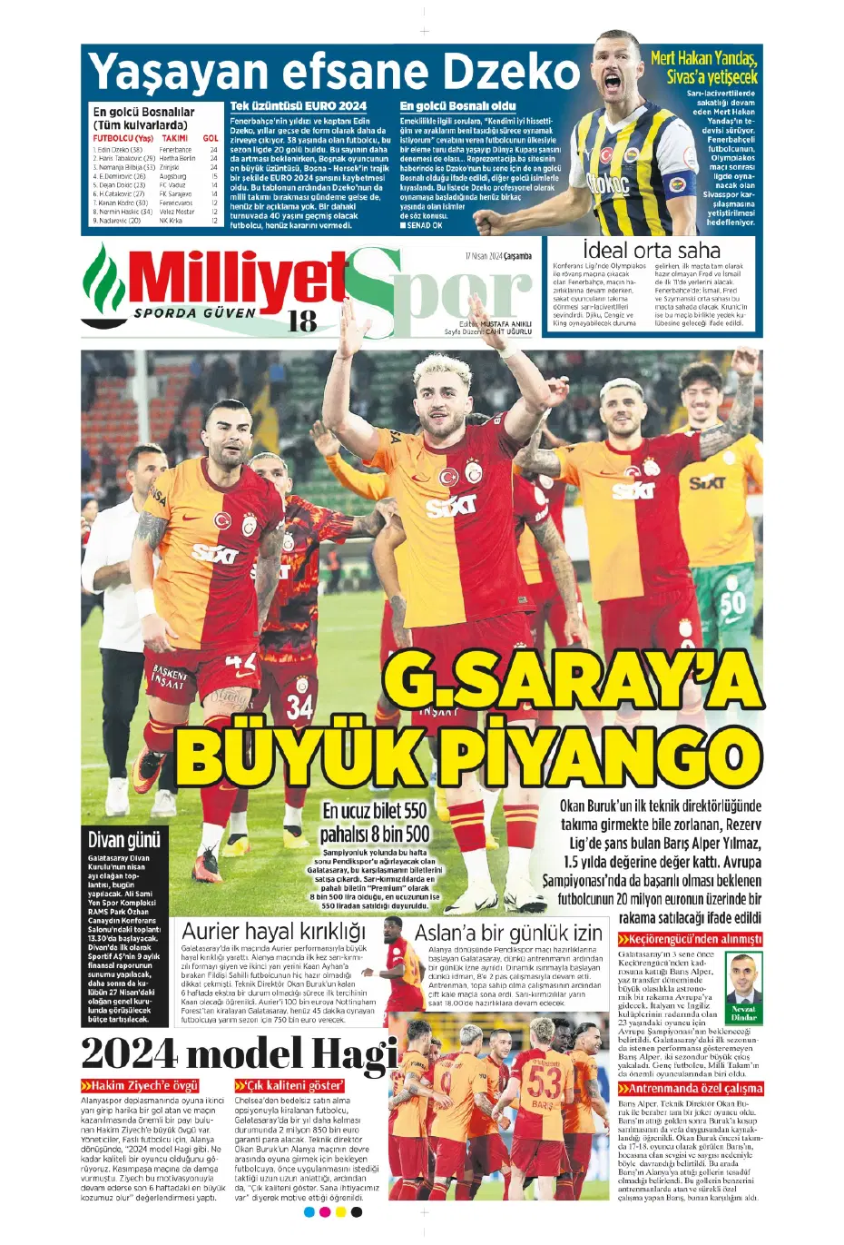 "Fenerbahçe ve Galatasaray'ın Barreiro kapışması" | Sporun manşetleri - 17