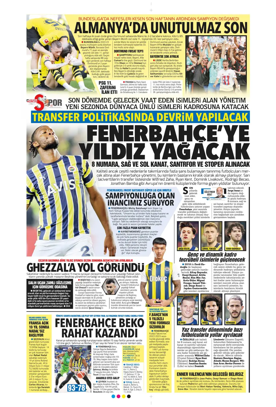 "Lukaku sürprizi" | Sporun manşetleri (28 Mayıs 2023) - 9