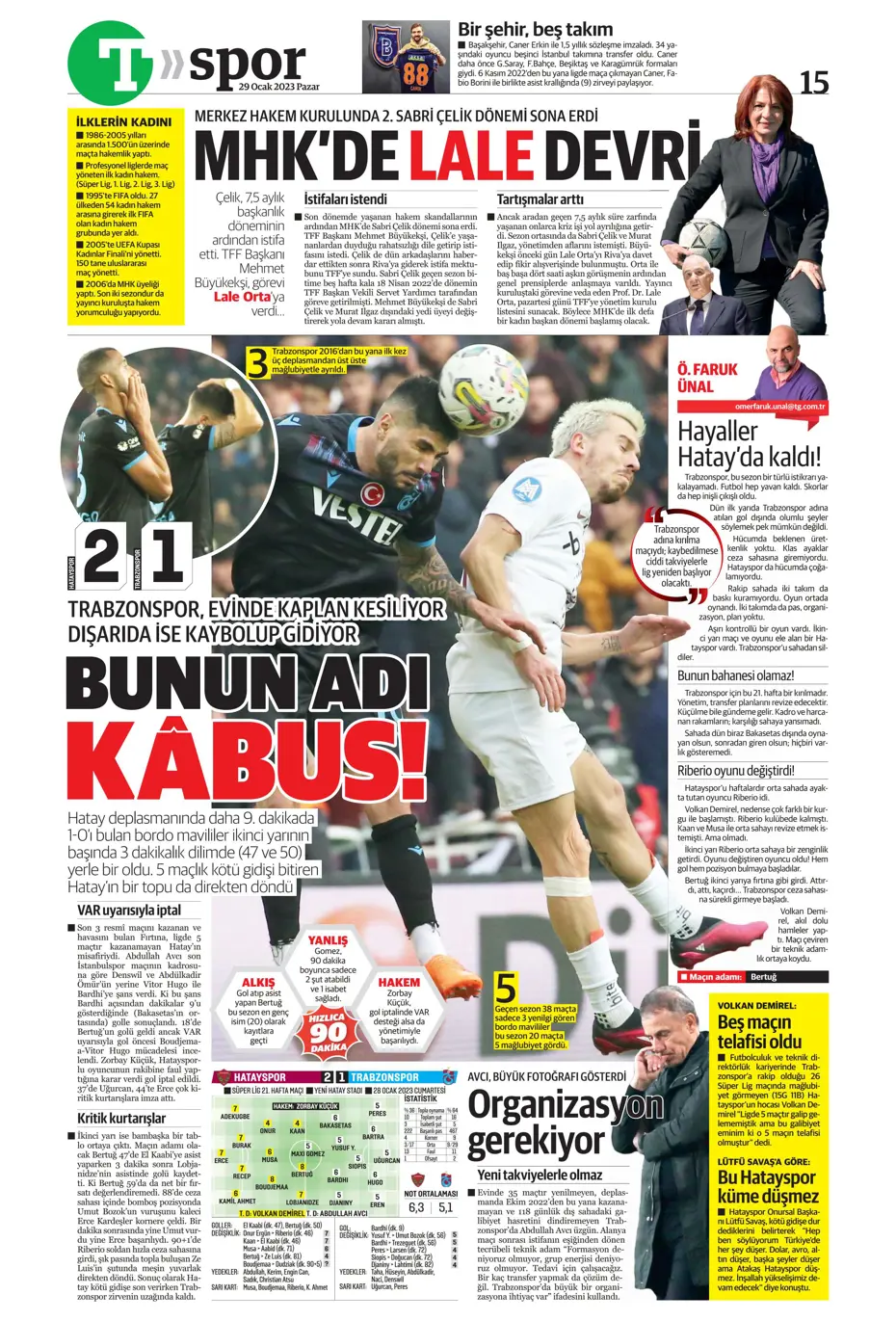 Sporun Manşetleri (29 Ocak 2023) - 51