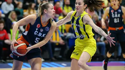 Kadınlar Basketbol Süper Ligi | ÇBK Mersin Yenişehir Belediyesi 68 - 75 Fenerbahçe