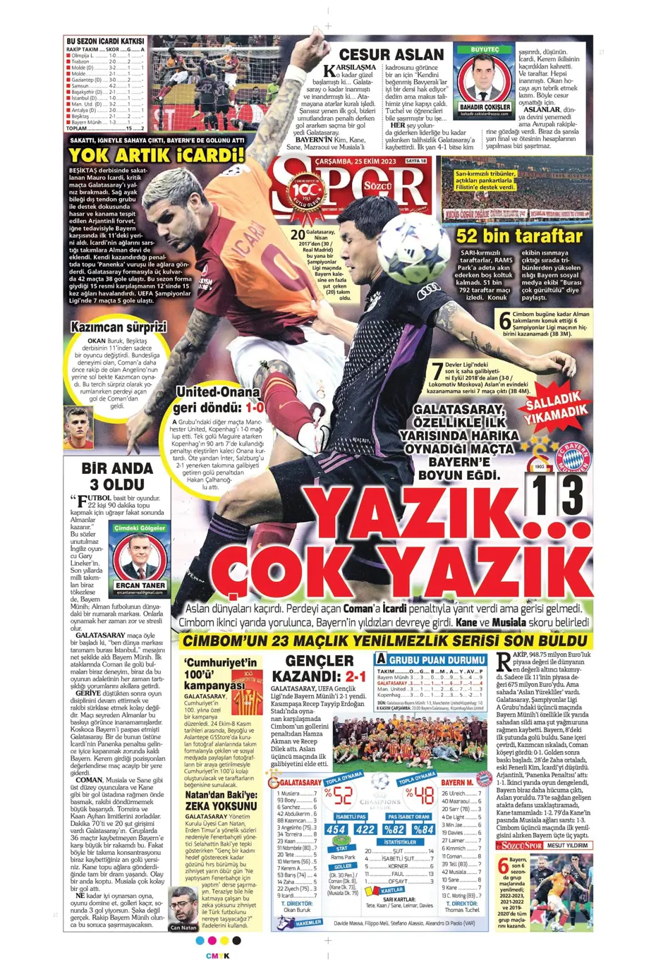 "Adaletin bu mu futbol?" | Sporun manşetleri (25 Ekim 2023) - 21