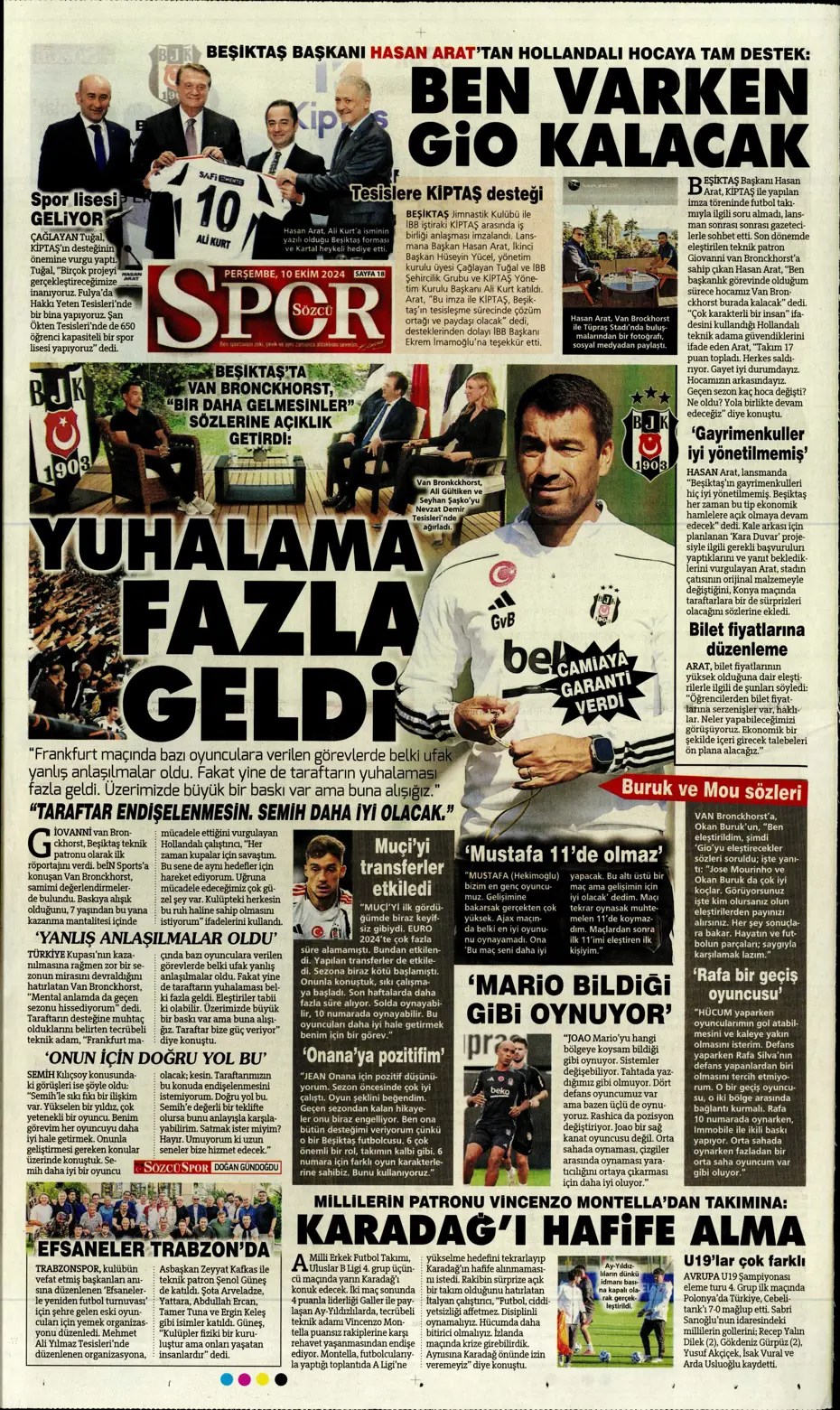 "Dybala bombası" | Sporun manşetleri (10 Ekim 2024) - 26