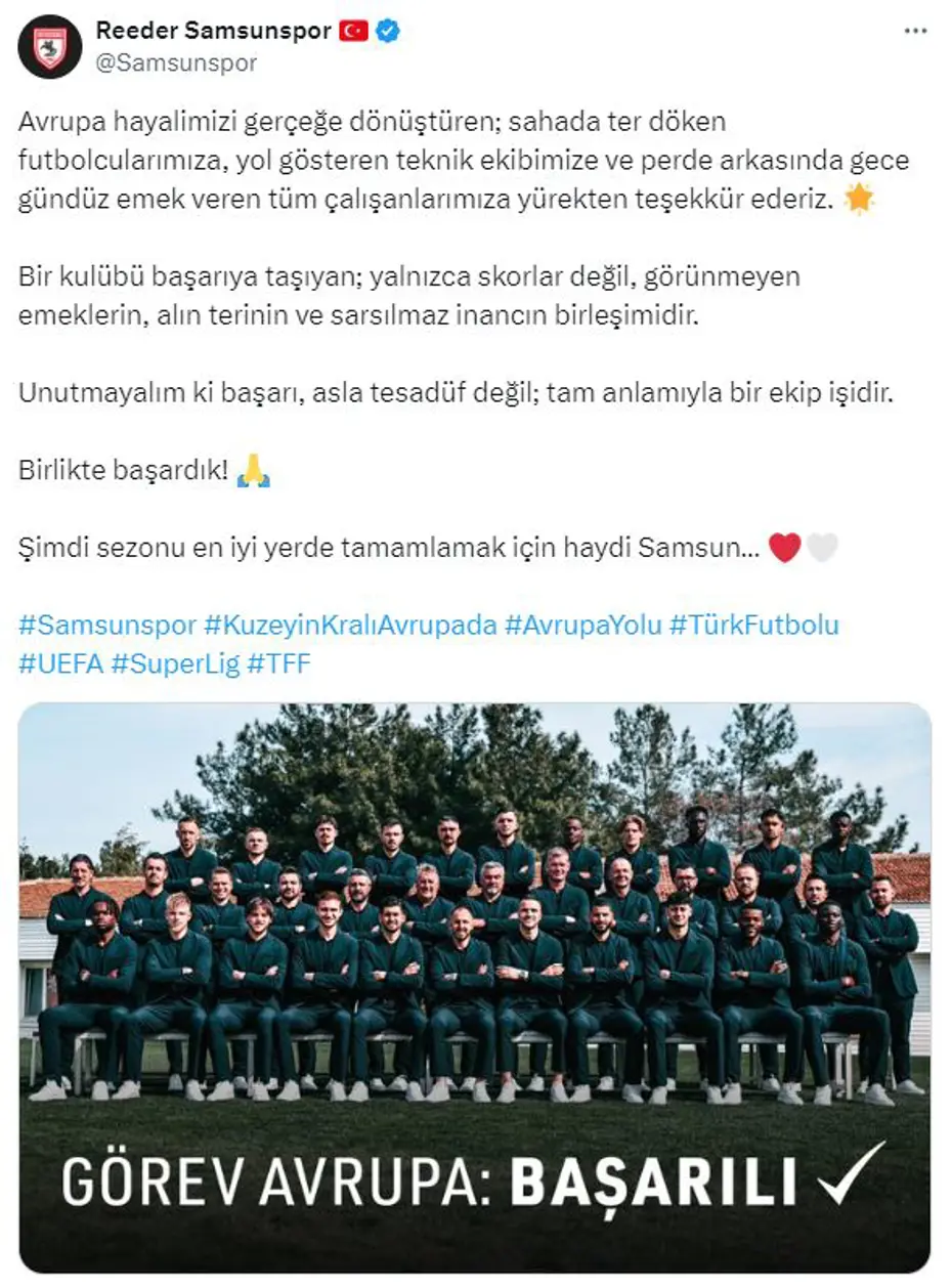 Samsunspor, Avrupa'ya gidiyor: Kulüpten bir açıklama daha geldi - 6
