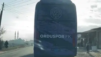 Suriye'de görüntülenen Orduspor takım otobüsüyle ilgili gerçek ortaya çıktı