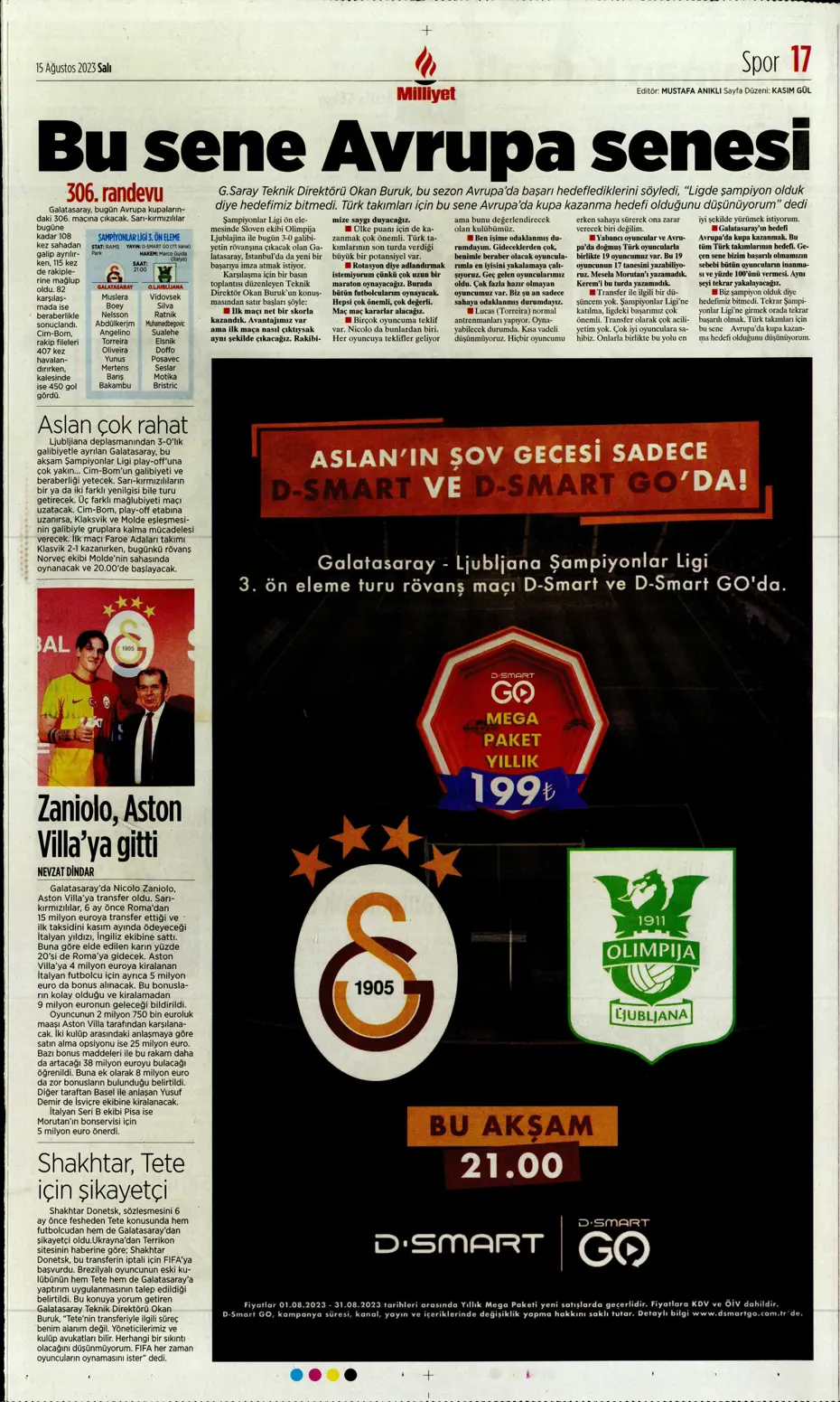 "Kartal'ı Gedson uçurdu" | Sporun Manşetleri - 24