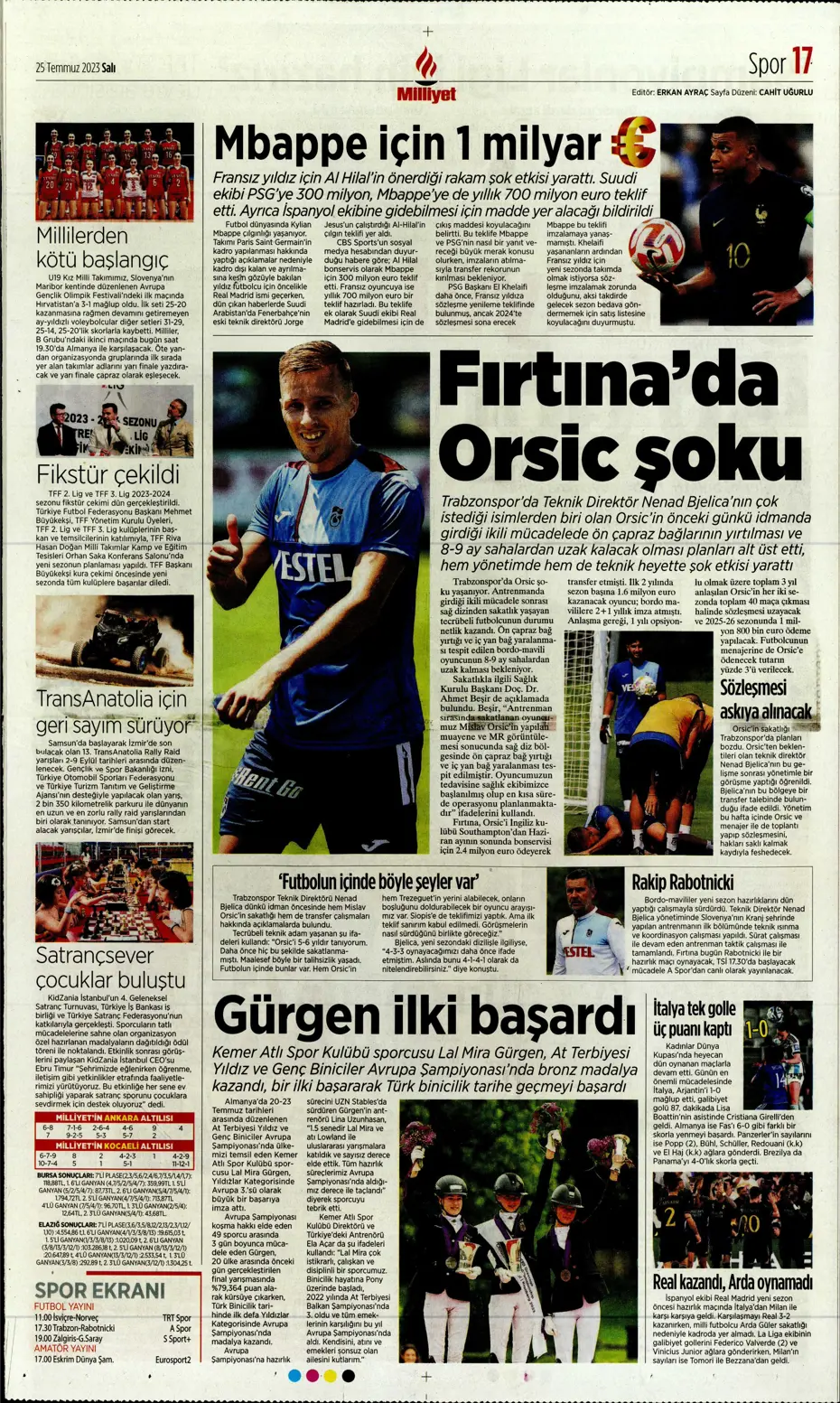 "Coutinho'da ikna turu" | Sporun Manşetleri - 23