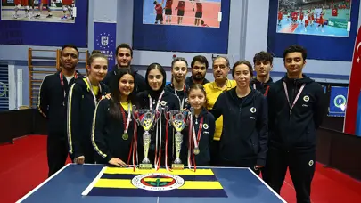 Masa Tenisi Süper Ligi'nde şampiyon Fenerbahçe