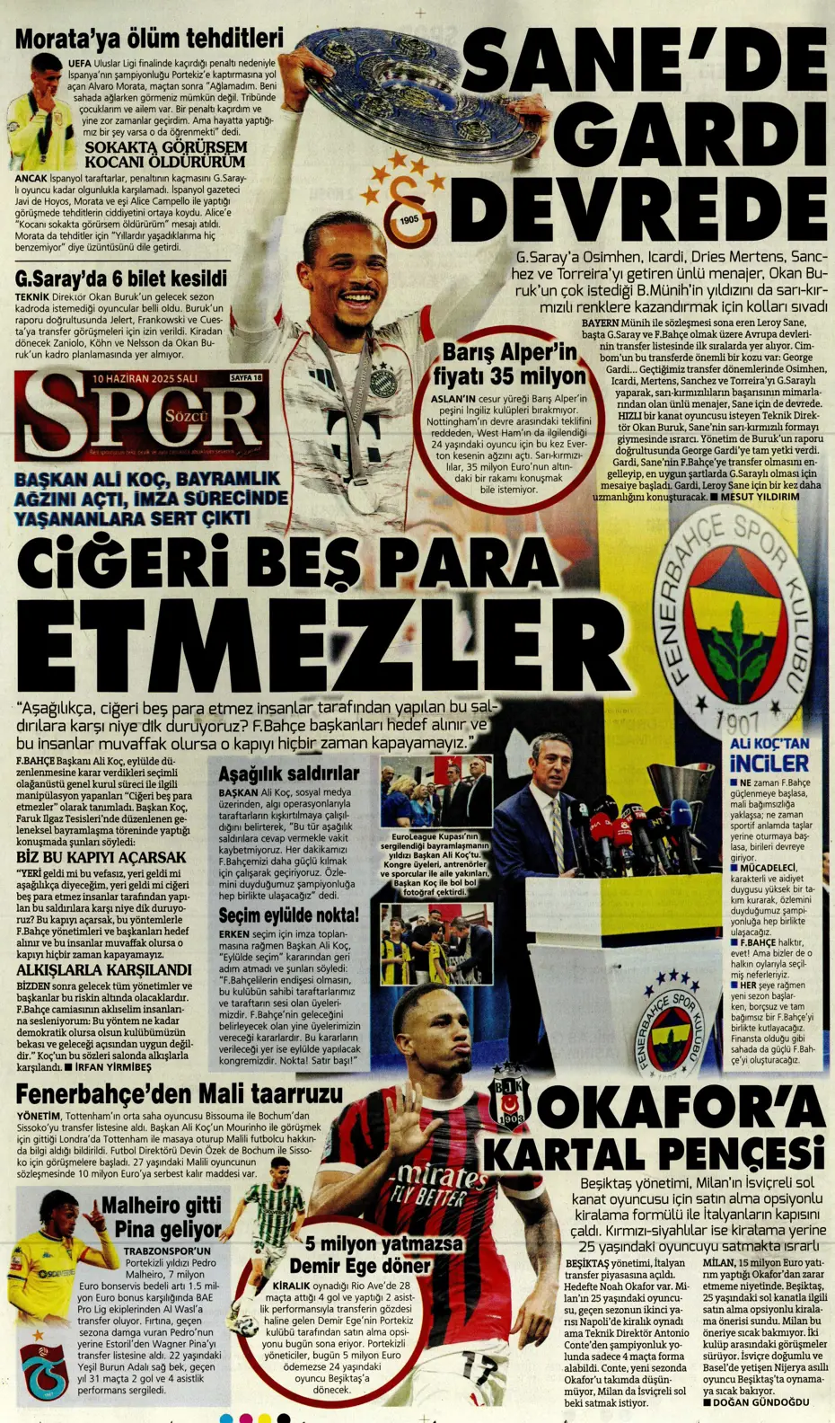 "En-Nesyri ile yılın takası" | Sporun manşetleri - 29