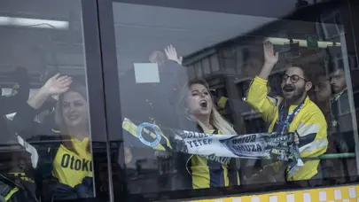 Fenerbahçeli taraftarlar derbi için yola çıktı