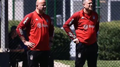Beşiktaş yeni hocasıyla ilk idmanına çıktı
