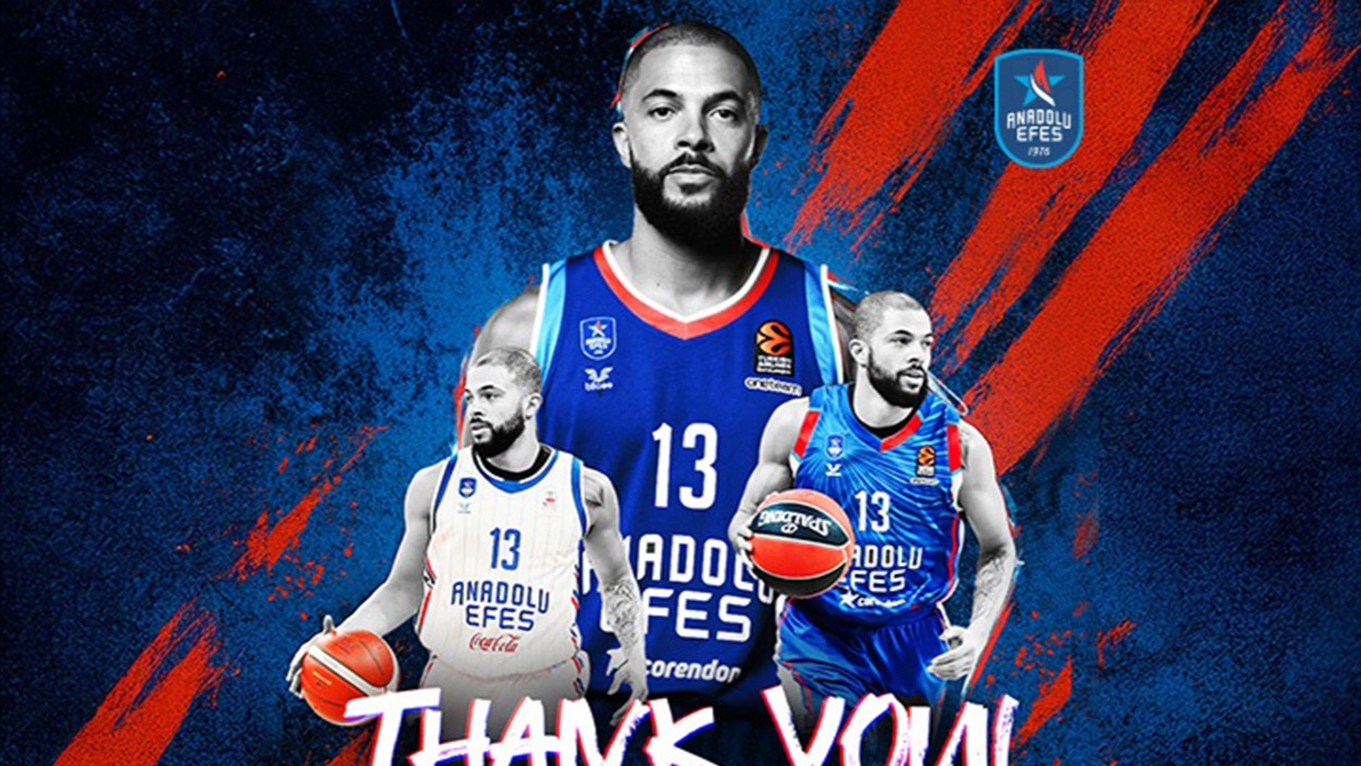 Anadolu Efes'te Darius Thompson ile yollar ayrıldı