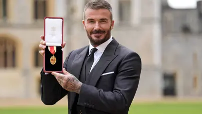 Onun adı artık "Sir" David Beckham