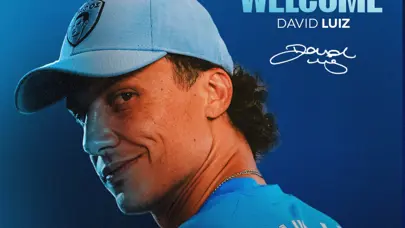 David Luiz'den şaşırtan imza David Luiz'den şaşırtan imza