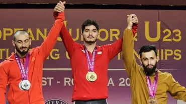 Muhammed Furkan Özbek, Gençler Avrupa Halter Şampiyonası'nda 2 altın madalya kazandı