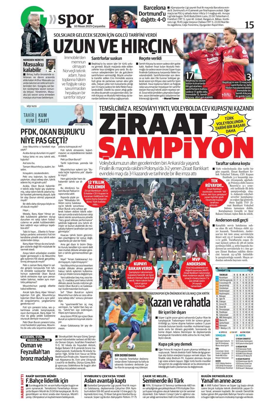 "Fenerbahçe'nin yeni lideri: Thomas Müller" | Sporun manşetleri - 34