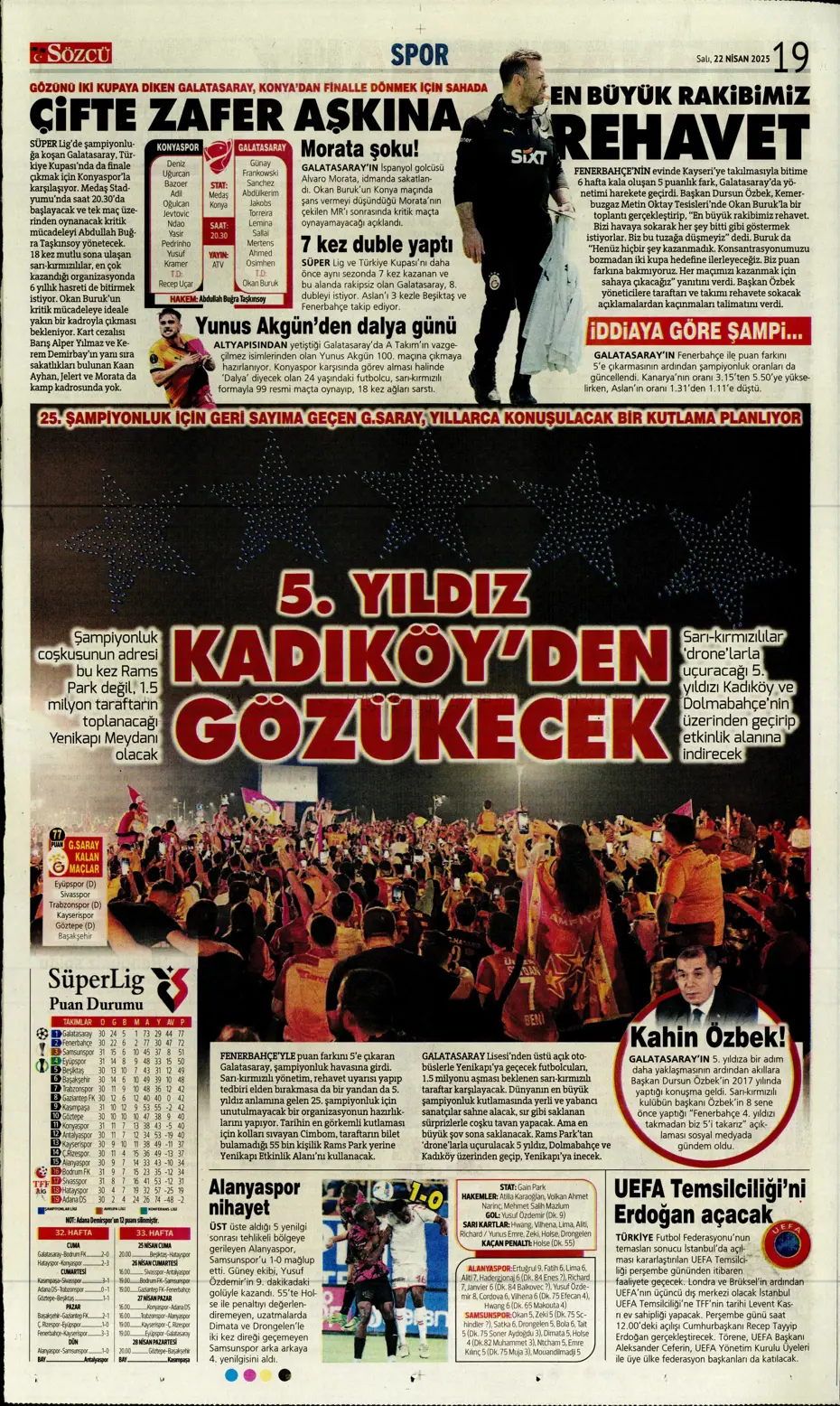 "Fenerbahçe'de gözler artık divanda" | Sporun manşetleri - 26