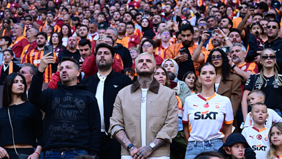 Galatasaray'ın şampiyonluk maçında Icardi tribünde