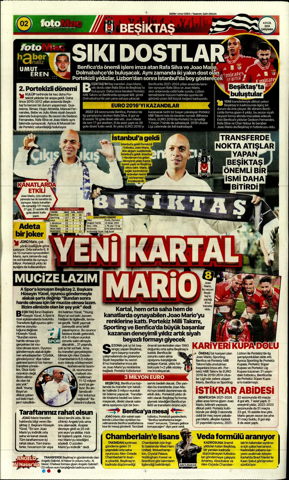 "Dünya Osimhen'i konuşuyor" | Sporun manşetleri (4 Eylül 2024) - 10