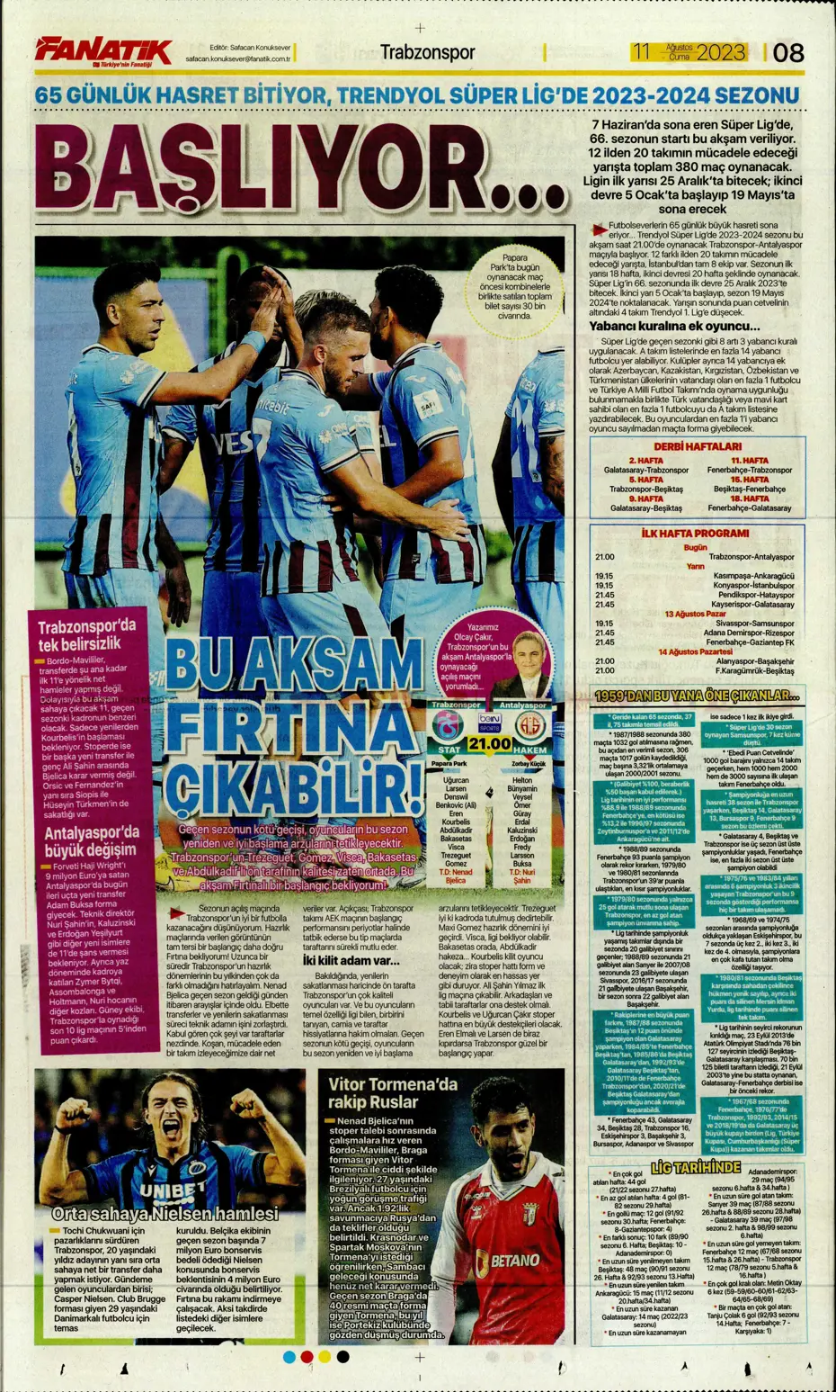 "Cengiz Ünder için yeni görüşme" | Sporun manşetleri (11 Ağustos 2023) - 12 "Cengiz Ünder için yeni görüşme" | Sporun manşetleri (11 Ağustos 2023) - 12