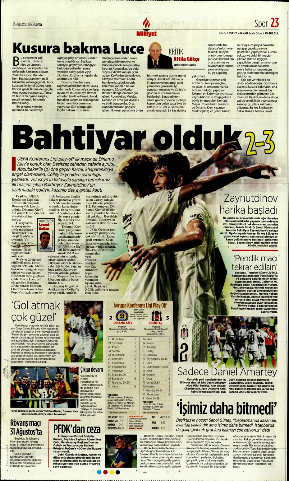 "Fenerbahçe'den 5'i 1 yerde" | Sporun manşetleri (25 Ağustos 2023) - 30