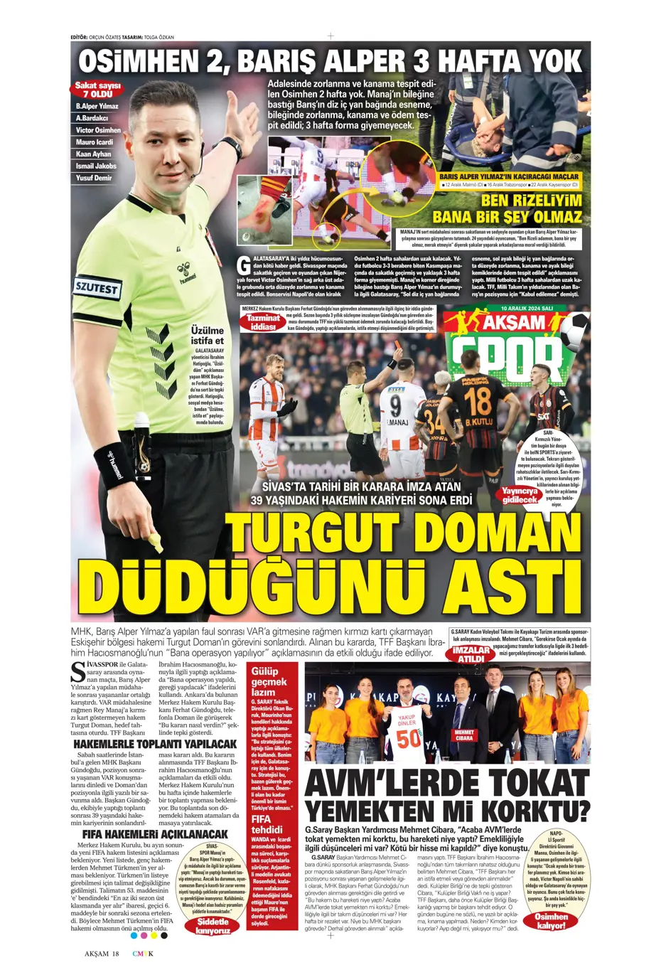 "Orban'ı Osimhen getiriyor" | Sporun manşetleri - 2