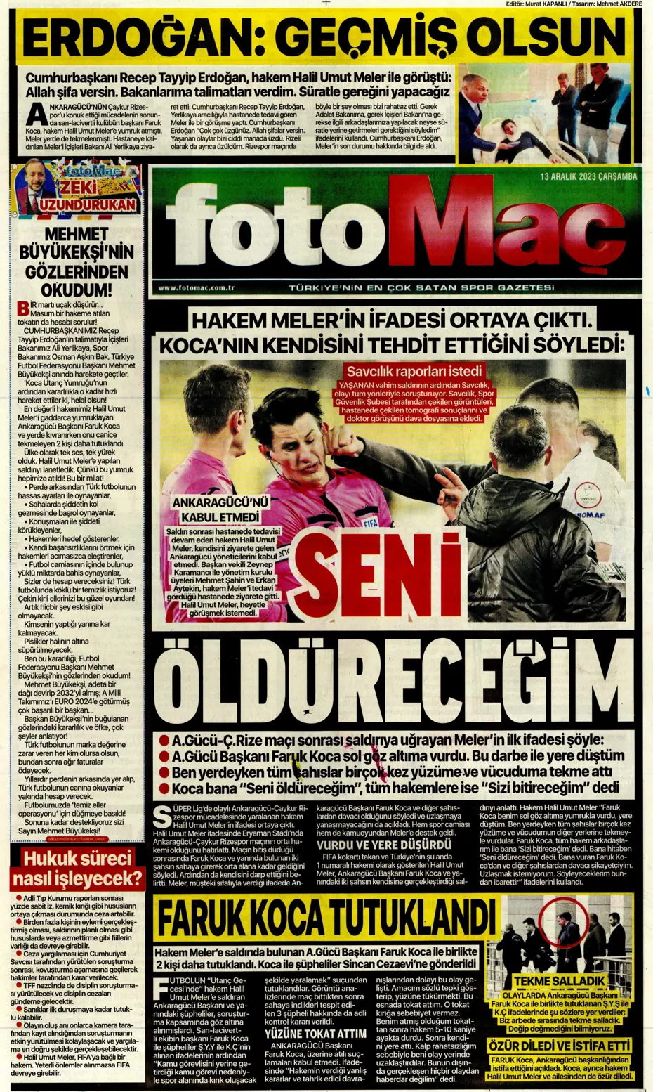 "Aslan'ın yeni yeri Avrupa Ligi" | Sporun manşetleri (13 Aralık 2023) - 11