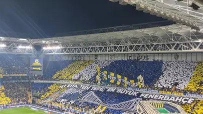 Fenerbahçe'den derbiye özel koreografi