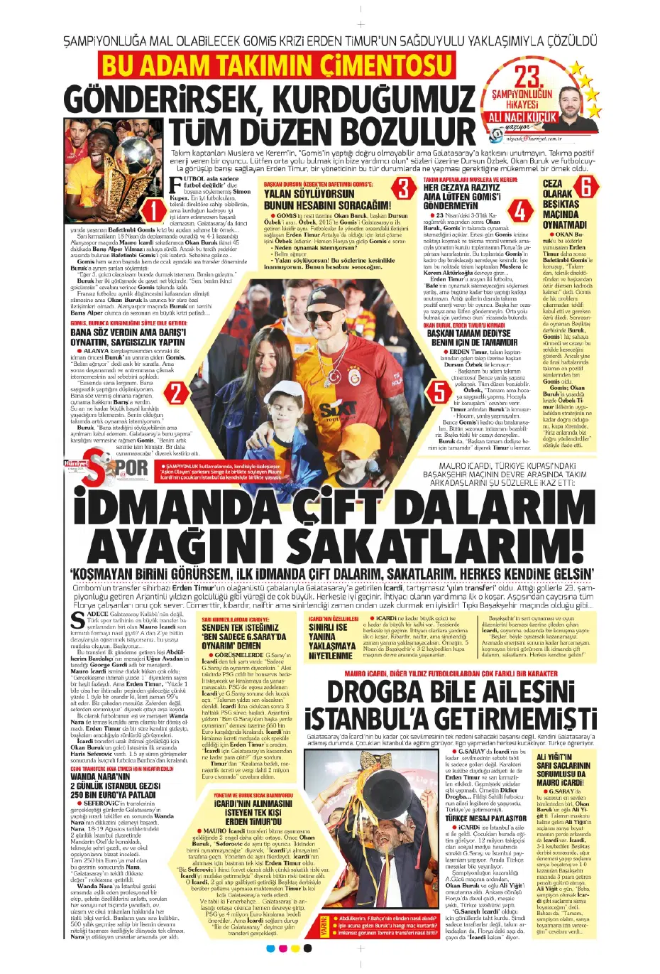 "Devler Ligi'ne süper Aslan" | Sporun manşetleri (6 Haziran 2023) - 12